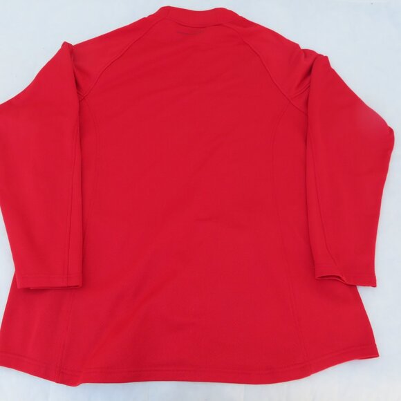 New Under Armour Men's Loose Fit Full Zip Red Sweatshirt Size XXL Loose - Picture 2 of 6